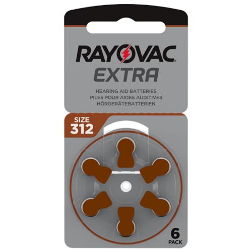 120 Rayovac Extra Advanced No. 312 hearing aid battery Zinc Air (P312 PR41 ZL3) 120x type 312 brown - NewNest Australia