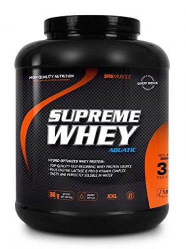 Srs Muscle - Supreme Whey Xxl, 1,900 G, Chocolate, Hydro-Optimized Whey Protein, With Enzyme Lactase And Pro-B Vitamins, Aspartame-Free, German Premium Quality - NewNest Australia
