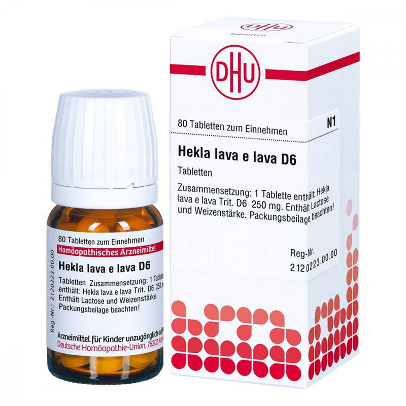 DHU Hekla lava e lava D6, 80 tablets - NewNest Australia