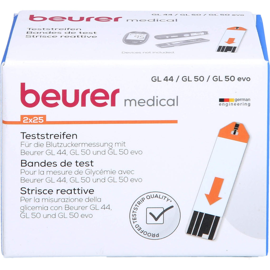 BEURER GL44/GL50 test strips 50 test strips - NewNest Australia