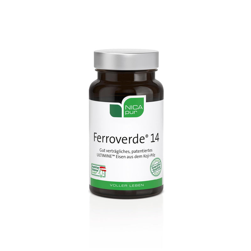 NICApur Ferroverde 14 + natural vitamin C - vegan, made in Austria - NewNest Australia