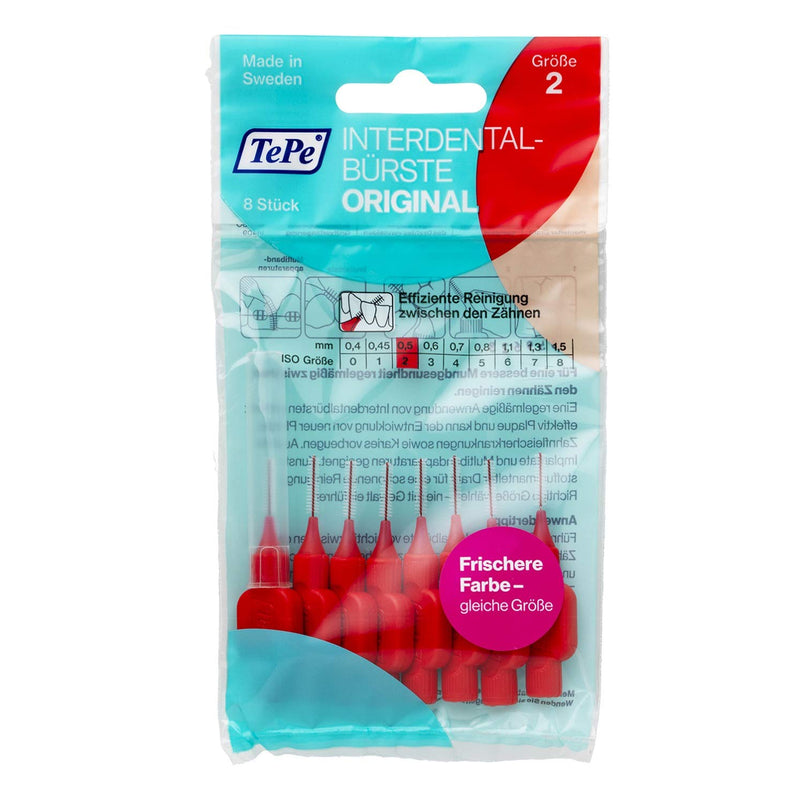 TePe interdental brush, size 2, 8 pieces - NewNest Australia