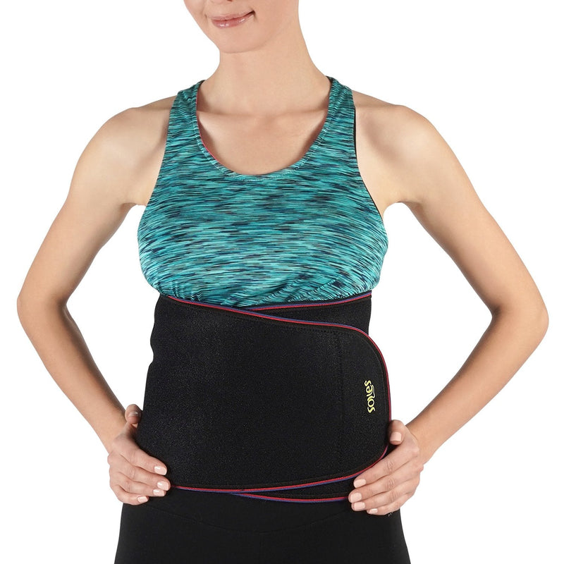 Soles Neoprene Waist Support Breathable Waist Neater - Behind Support & Tummy Thicker Burner - Fully Adjustable Elastic - Promotes Weight Loss - For Men & Women - NewNest Australia