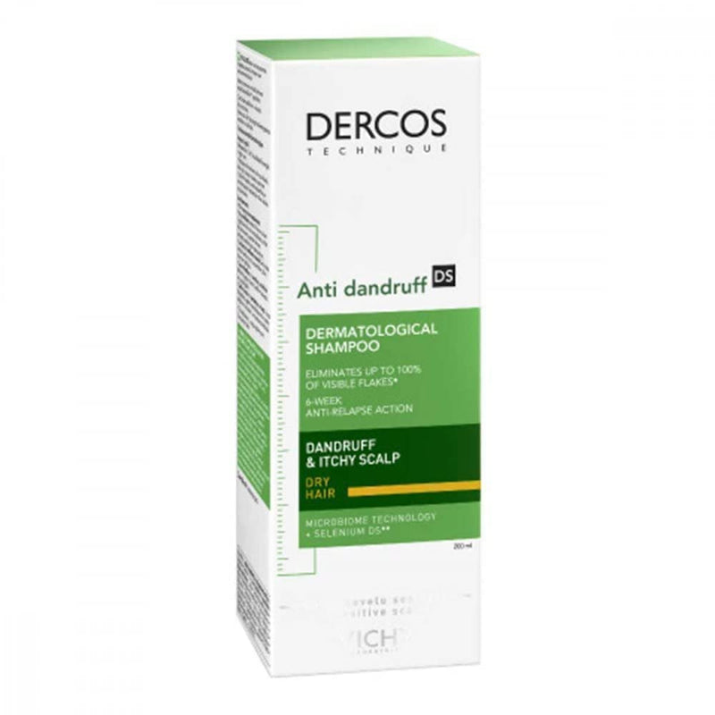 VICHY DERCOS Anti-Dandruff Shampoo Dry Scalp 200 ml 200 ml (Pack of 1) - NewNest Australia