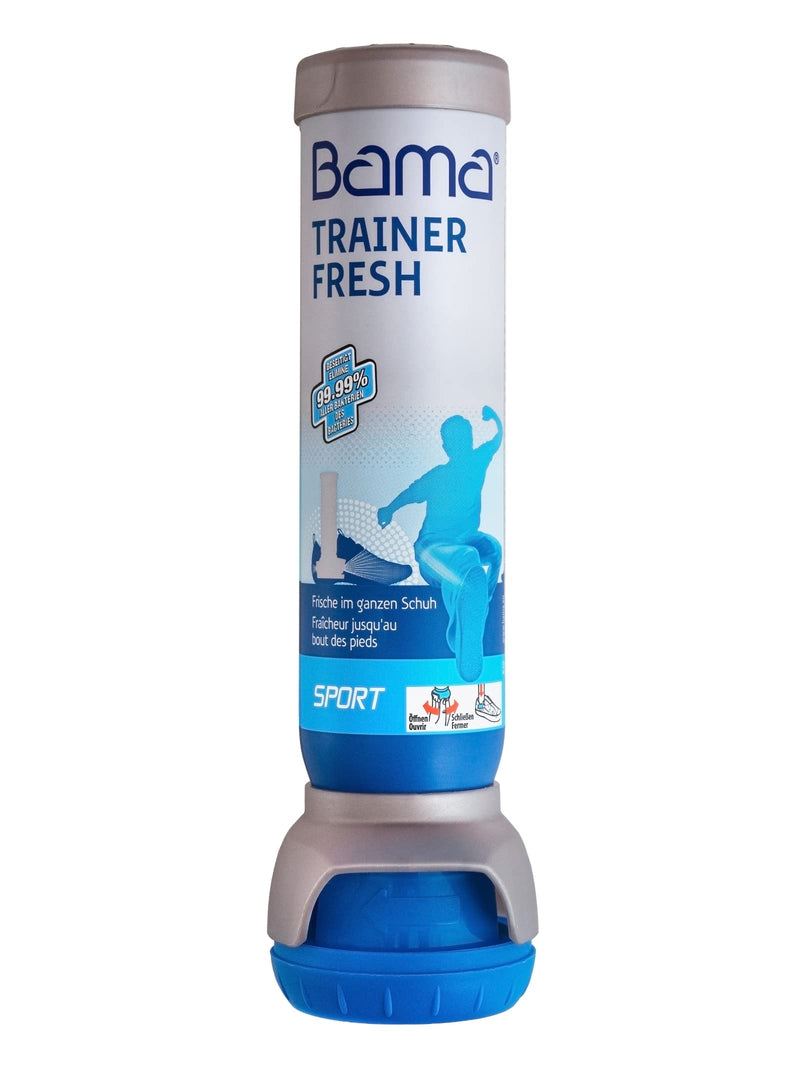 Bama Trainer Fresh Shoe Deodorant 100ml - hygienic, antibacterial freshness, transparent shoe spray for sports, work and leisure shoes Trainer Fresh - Transparent - NewNest Australia