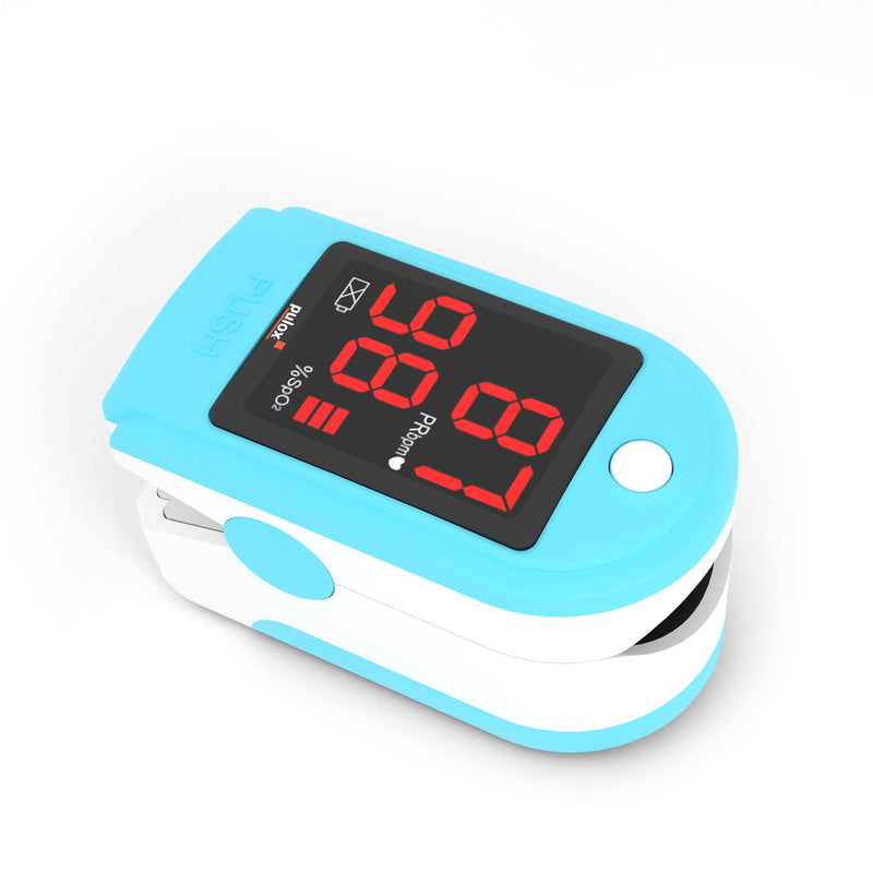 Pulse oximeter PULOX PO-100 Solo in light blue - NewNest Australia