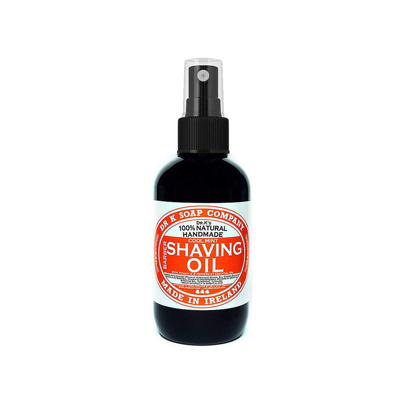 DR K Soap Company Dr K Shaving Oil Peppermint 100ml - NewNest Australia