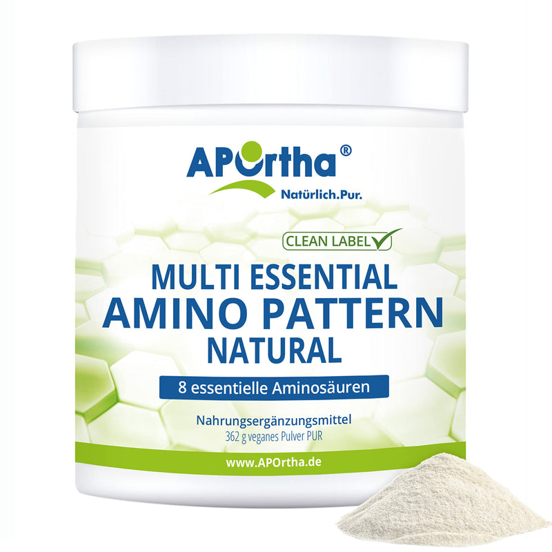Aportha Multi Essential Amino Pattern I 362 G Amino Acid Powder With 8 Essential Amino Acids According To Prof. Dr. Luc√†-Moretti For Optimized Protein Supply I Amino Acids Complex High Dose Eaa Vegan - NewNest Australia
