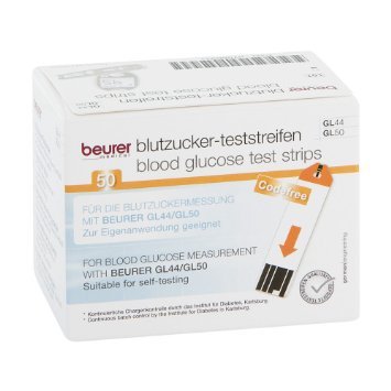 100 blood sugar test strips for beurer GL50 measuring devices - NewNest Australia