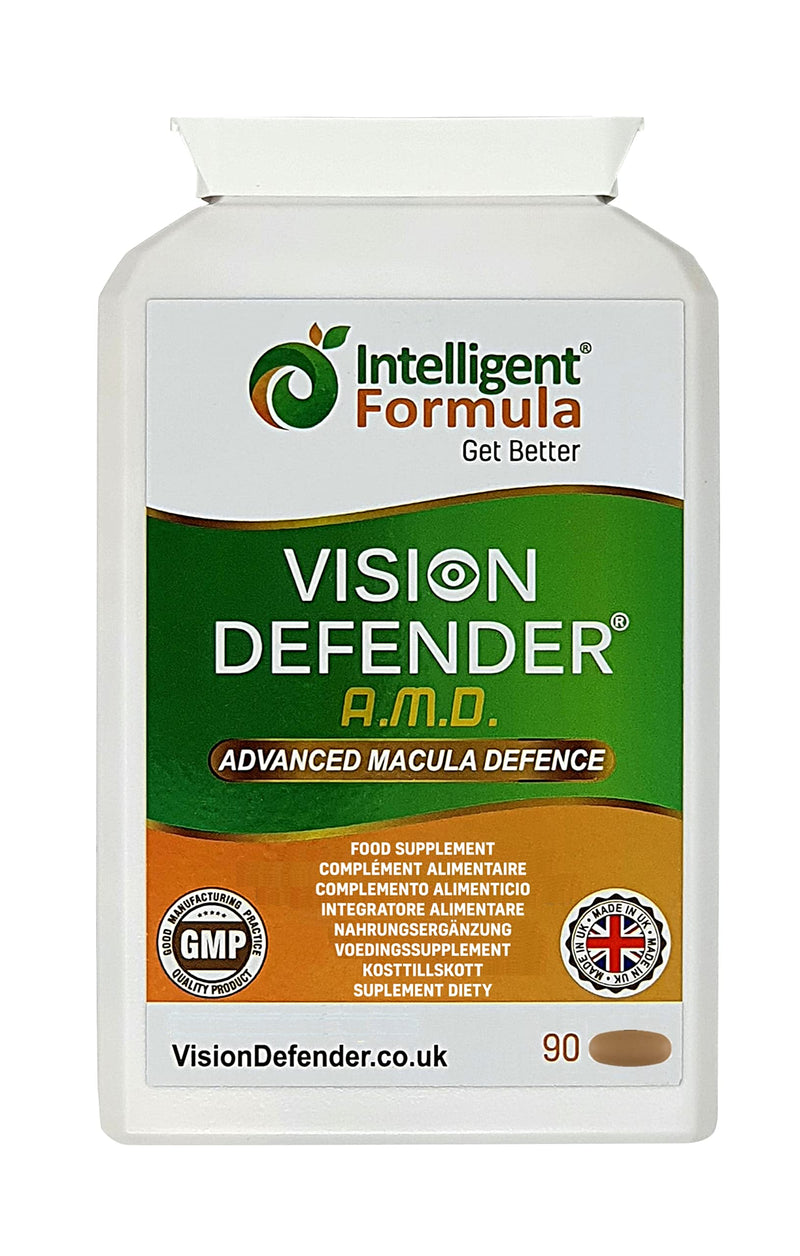 AREDS2 VISION DEFENDER AMD eye supplement: lutein, zeaxanthin, zinc, vitamin E - AREDS 2 eye vitamins, minerals, nutrients for the eyes. 3 Month Supply (90 Tablets) Vegan Eye Supplement - NewNest Australia