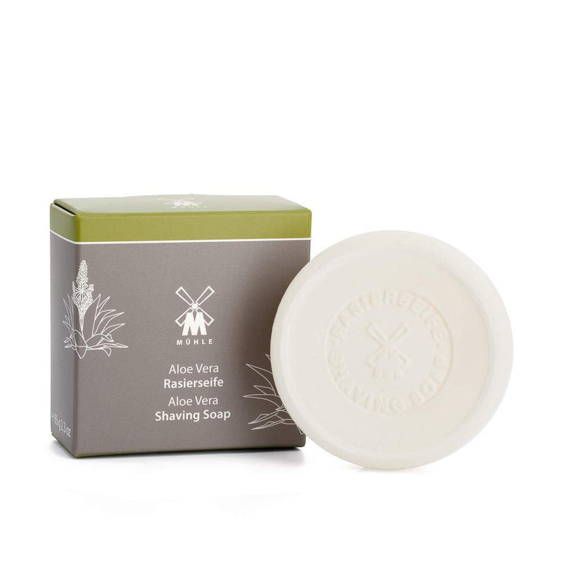 MÜHLE shaving soap - high-quality shaving soap with aloe vera for sensitive skin - vegan, gentle & nourishing - 65g - NewNest Australia