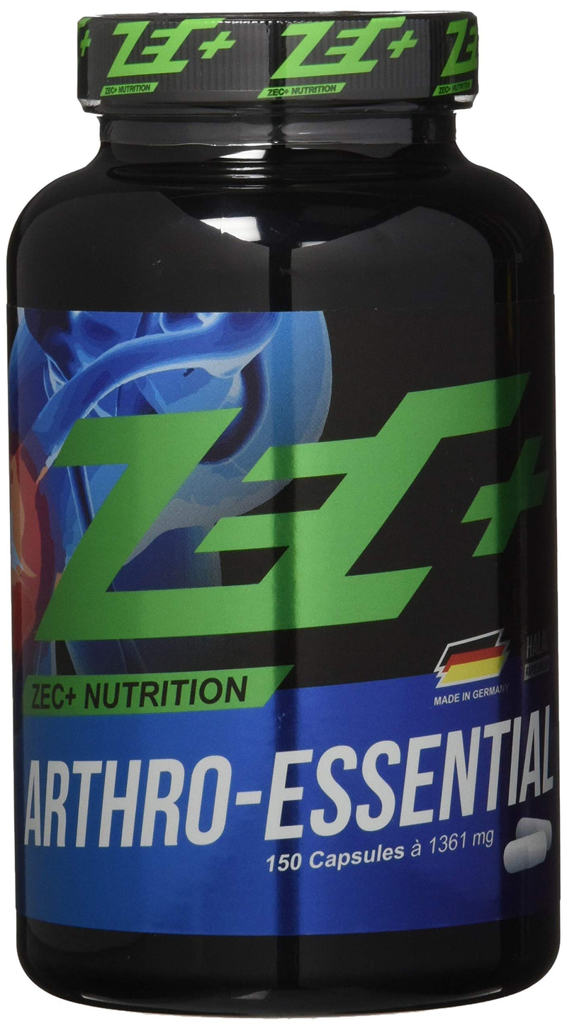 Zec+ Nutrition Arthro Essential - 150 Capsules With Glucosamine, Chondroitin, Msm & Frankincense Extract, Nutritional Supplement For Physical Stress Caused By Intensive Sports - NewNest Australia
