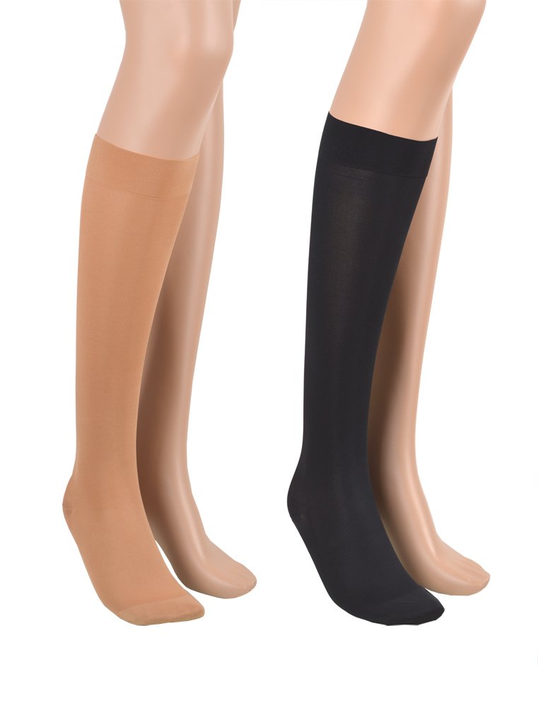 23-32 Mmhg Assistica Medical Compression Stockings, Class 2, Replacement Stockings/Alternative To Orthopedic Stockings From The Medical Shop, Knee Socks With Lace (158-170 Cm/Medium, Beige) - NewNest Australia