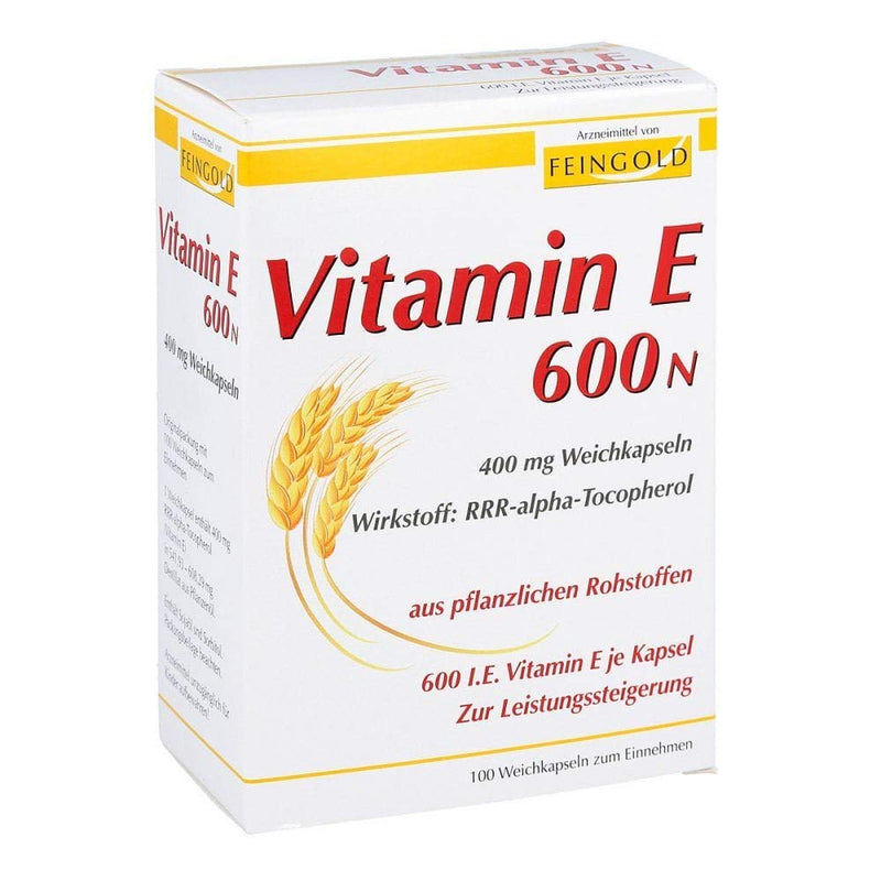 VITAMIN E 600 N soft capsules 100 pieces - NewNest Australia