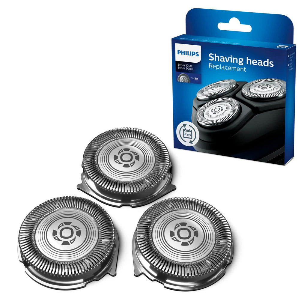 Philips replacement shaving head for electric shavers Series 1000 & 3000 and S54XX (model SH30/50) Replacement shaving head for S1XXX, S3XXX & S54XX Single - NewNest Australia