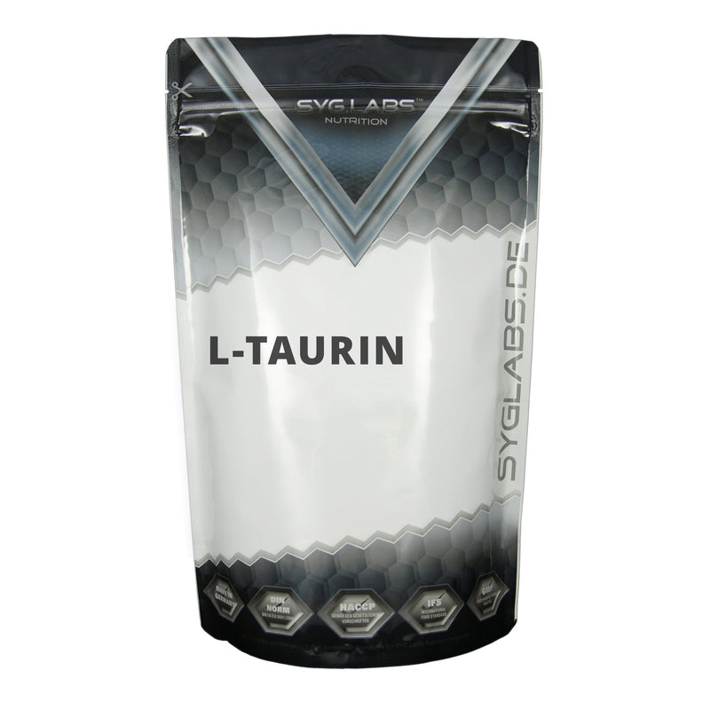 Taurine powder 100% pure - 1000g amino acid L-taurine - 1kg - without additives - vegan - with measuring spoon - NewNest Australia