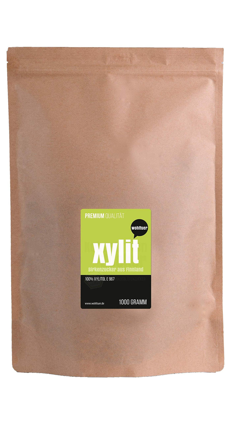Wohltuer Xylitol ‚ The Real Birch Sugar From Finland 1000 G | The Original ‚ Guaranteed Without Corn Additive | Natural Sugar Replacement For Healthy Diet - NewNest Australia