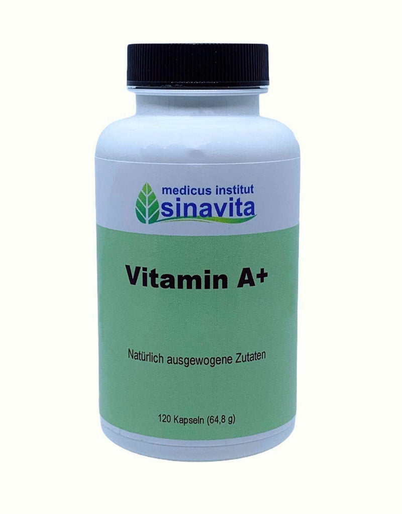 Vitamin A+, 120 capsules, vegetarian capsule shell, German production - NewNest Australia