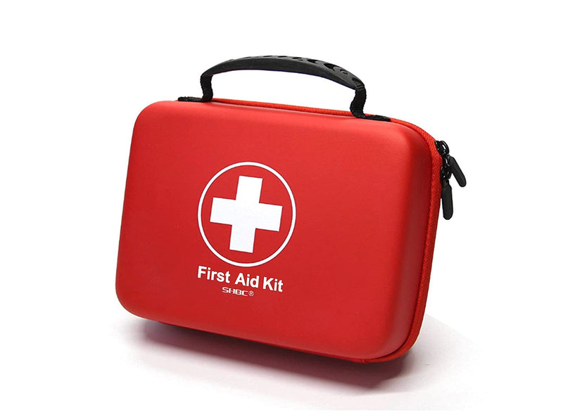 Shbc Compact First Aid Kit (228 Pieces) Designed For Family Emergencies. Waterproof Eva Case&Bag Is Ideal For The Car, Boat, Hiking, Travel, Office, Sports, Hunting. Protect Your Loved Ones, Red - NewNest Australia