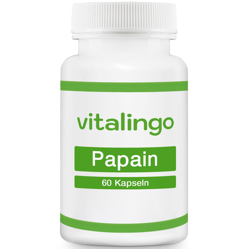 Papain enzyme capsules (at least 35 million USP units/g) - 60 pieces of papain capsules of 500mg each - NewNest Australia