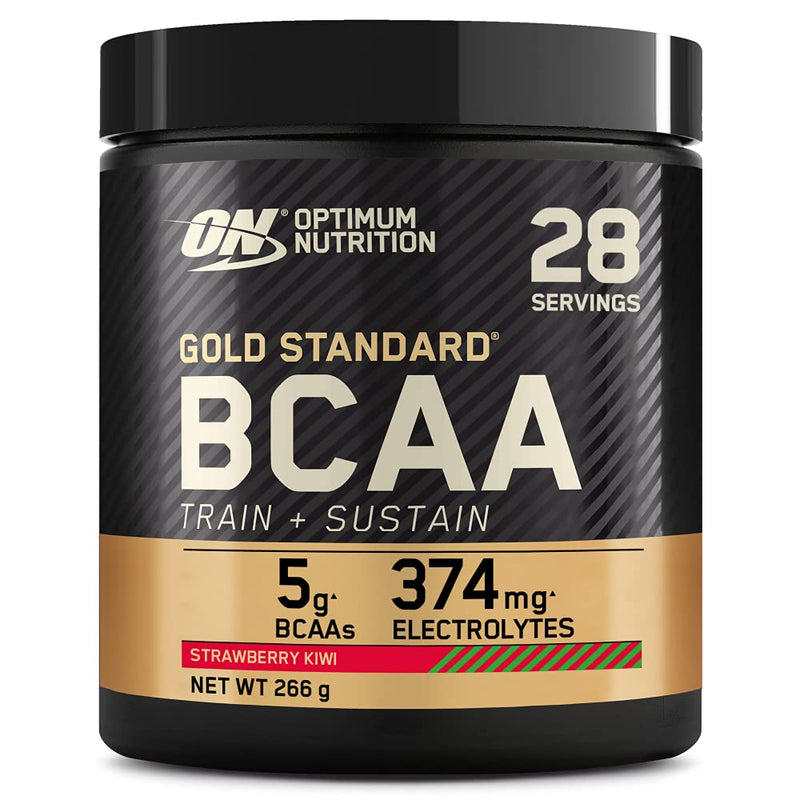 Optimum Nutrition Gold Standard Bcaa Powder Branch Chain Amino Acids Supplement With Vitamin C, Wellmune And Electrolytes For Intra Workout Support, Strawberry Kiwi, 28 Servings, 266G - NewNest Australia