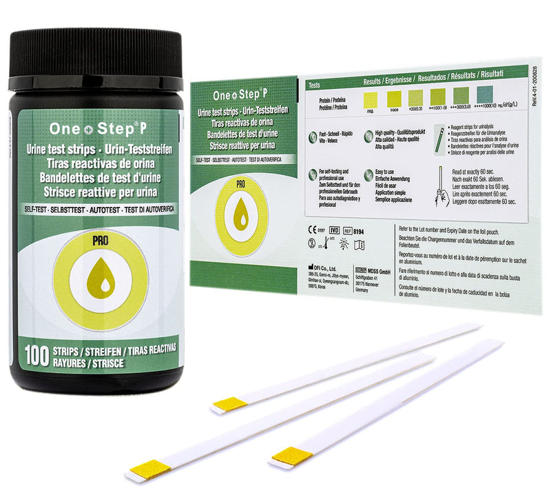 100 X One+Step Urine Test For Protein With Reference Color Chart I Urine Test Strips For Detecting Protein In Urine I Health Test For Diabetes And Kidney Damage I Detection Of Proteinuria - NewNest Australia