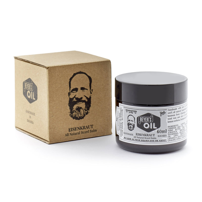 Beyer's Oil Beard Balm Verbena 60ml - Beard care balm from Bavaria - Nourishes the skin, makes the beard soft and smooth - NewNest Australia
