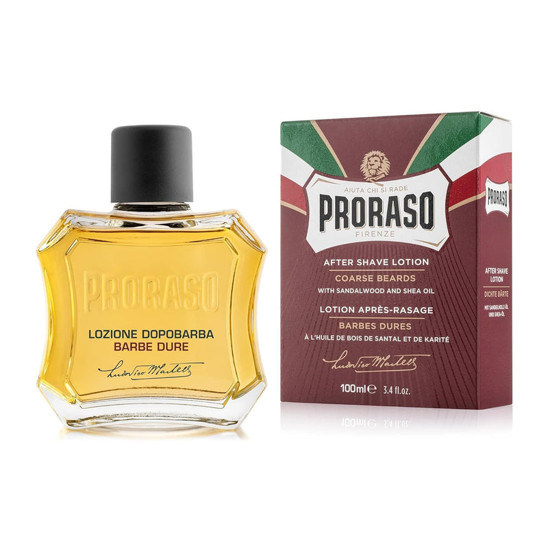 Proraso After Shave Lotion Nourishing, 100 ml, aftershave for men with sandalwood & shea oil moisturizes and restores skin comfort, Made in Italy Single - NewNest Australia