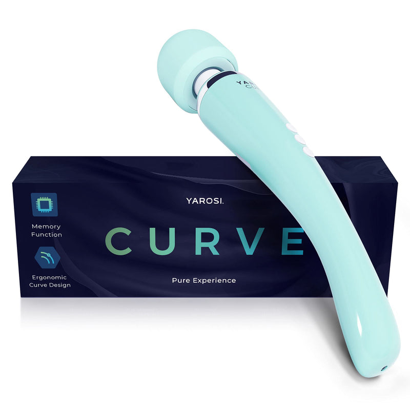 Yarosi Wireless Massage Stick  Strongest Therapeutic Vibration Power  Stress Free  Top Rated Muscle Pain and Recovery After Your Exercise Program  USB  Curve  Green - NewNest Australia