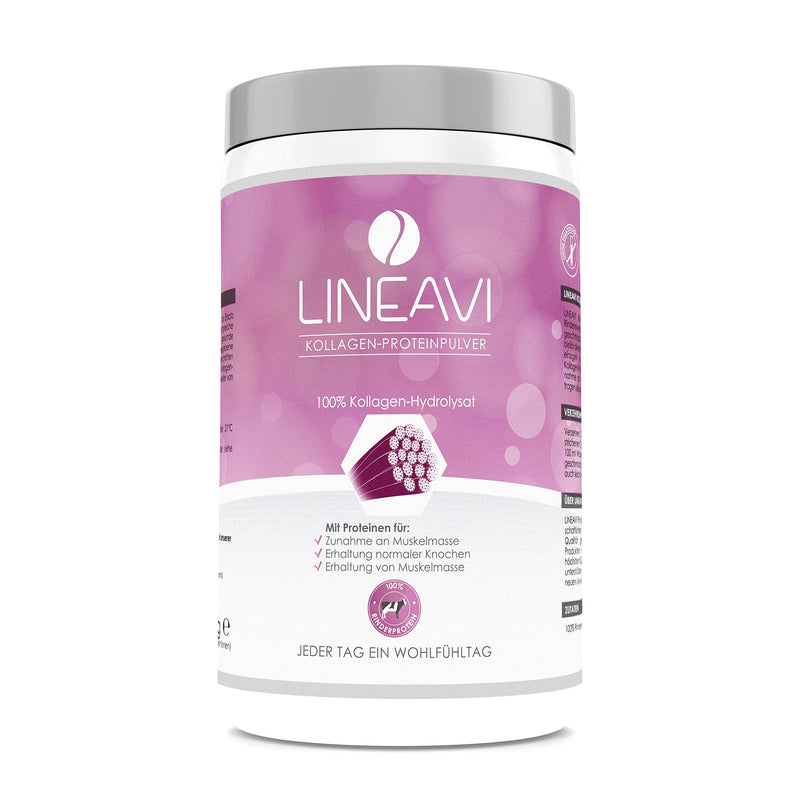 Collagen 100% Collagen Hydrolyzate Protein Powder Lineavi ‚ ‚ For Connective Tissue, Joints, Muscles Free From Hormones And Antibiotics; Made In Germany, 410G Collagen - NewNest Australia