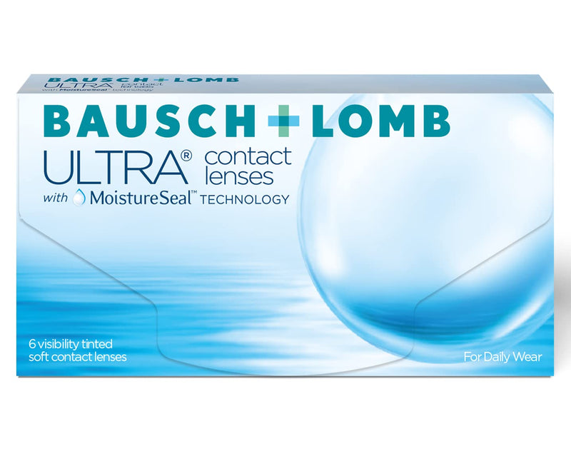 Bausch + Lomb Ultra Contact Lenses With Moisture Seal Technology Monthly Lenses Soft Bc 8.5 Mm / Dia 14.2, Clear, 6, Bc 8.5 Millimeters, Dia 14.2 Millimeters, -1.25 Diopters - NewNest Australia