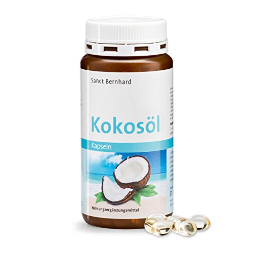 Sanct Bernhard coconut oil capsules 240 capsules 240 pieces (pack of 1) - NewNest Australia