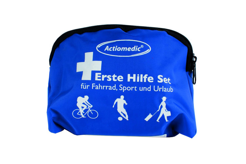 Actiomedic First Aid Kit For Cycling And Leisure Activities I Bicycle Emergency Kit I Mini First Aid Bag For Outdoor And Hiking With Multilingual Lettering I Waterproof Nylon - NewNest Australia