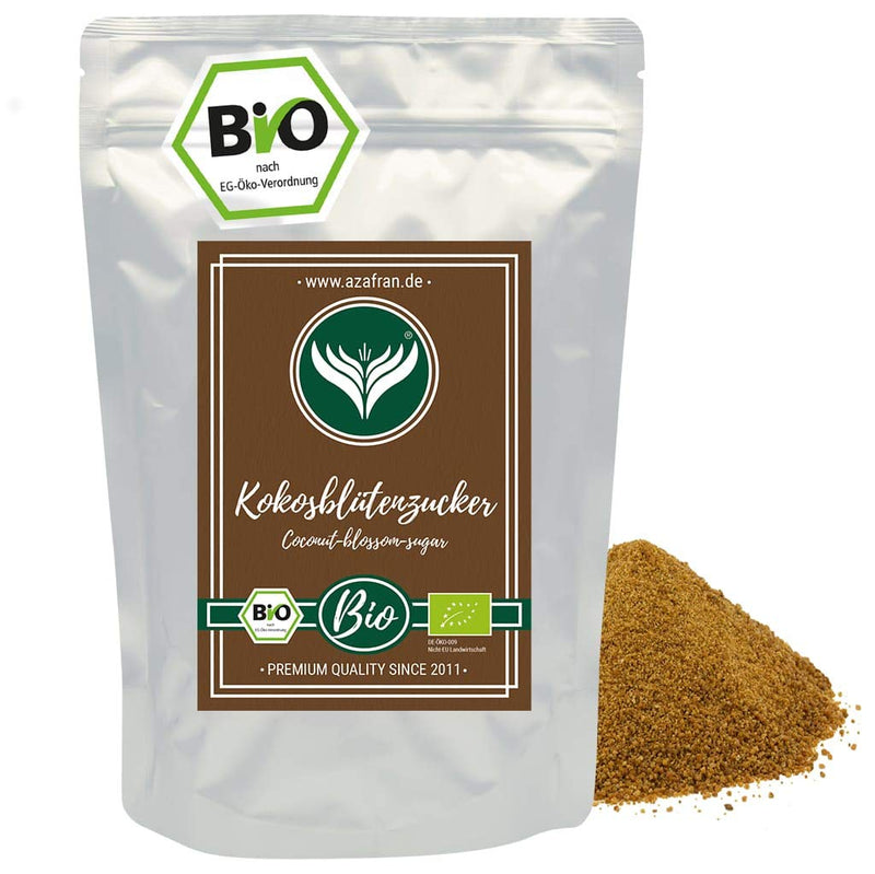 Azafran ORGANIC coconut blossom sugar, natural coconut sugar substitute 1kg 1kg (pack of 1) - NewNest Australia