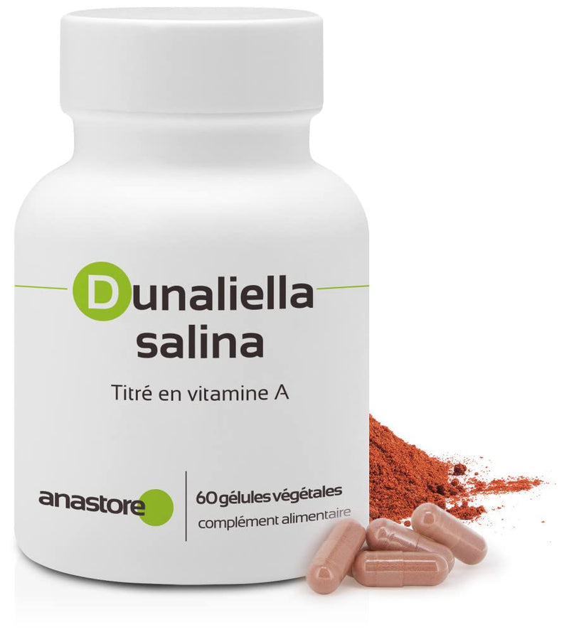 Vitamins A (Rétinol) * 16 mg / 60 capsules * Dry extract from the alga Dunaliella, titrated to 30% β-carotene * Eyes, skin, immune, vegan - NewNest Australia