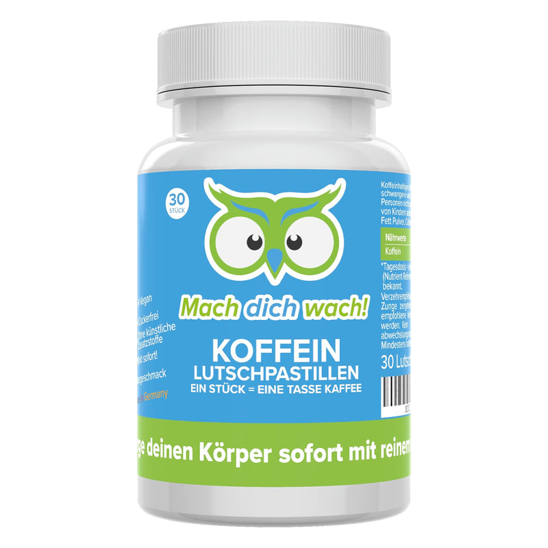 Caffeine Lozenges ‚ Quality From Germany ‚ 100 Mg Caffeine With Immediate Effect ‚ Works Faster Than Caffeine Capsules And Caffeine Tablets ‚ Laboratory Tested ‚ Without Additives ‚ Make Yourself Awake! - NewNest Australia