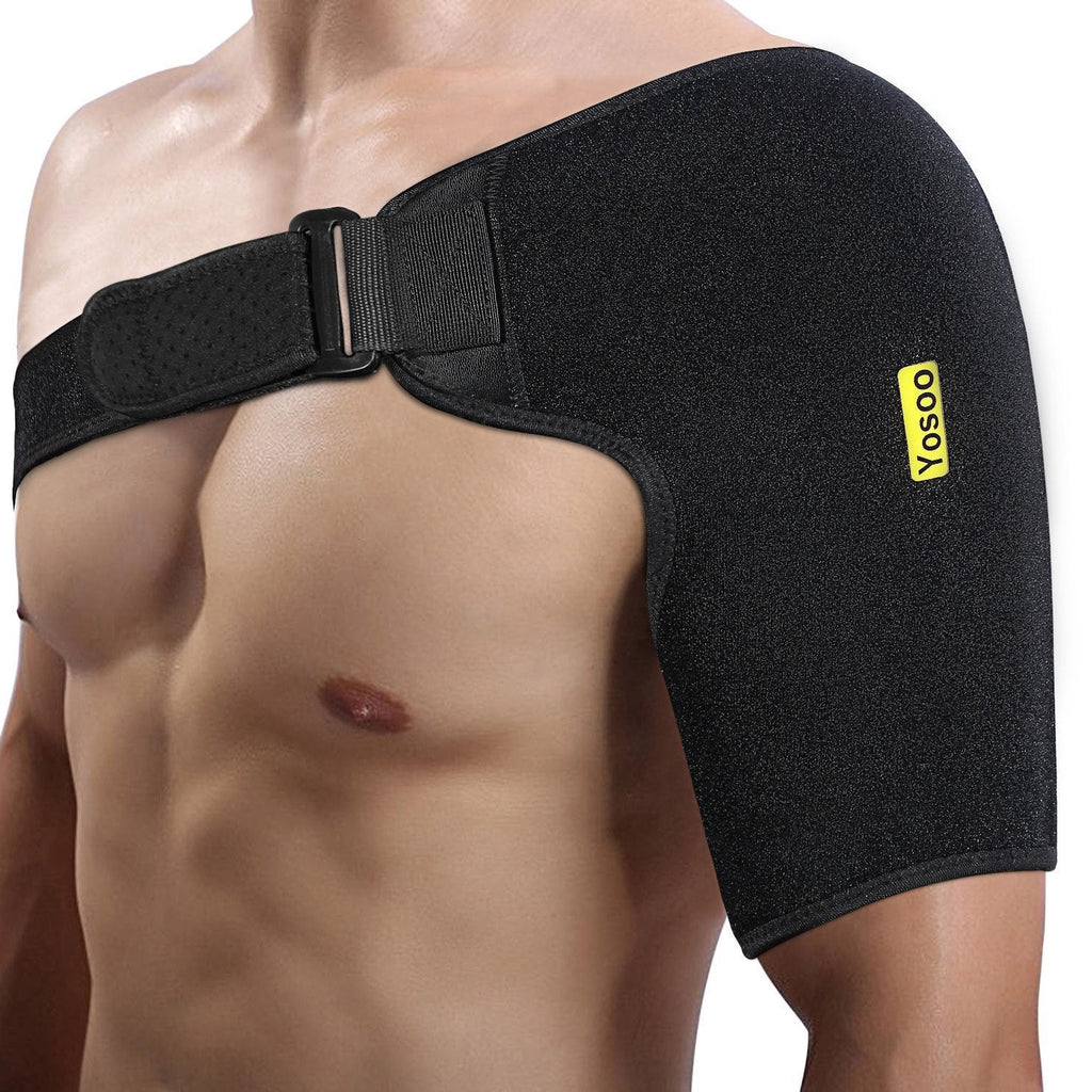 Yosoo Shoulder Brace, Neoprene Adjustable Shoulder Compression Brace Shoulder Packing Strap Band For Rotator Cuff Injuries Ac Joint Dislocation Prevention And Recovery, Fits Left Or Right Shoulder - NewNest Australia