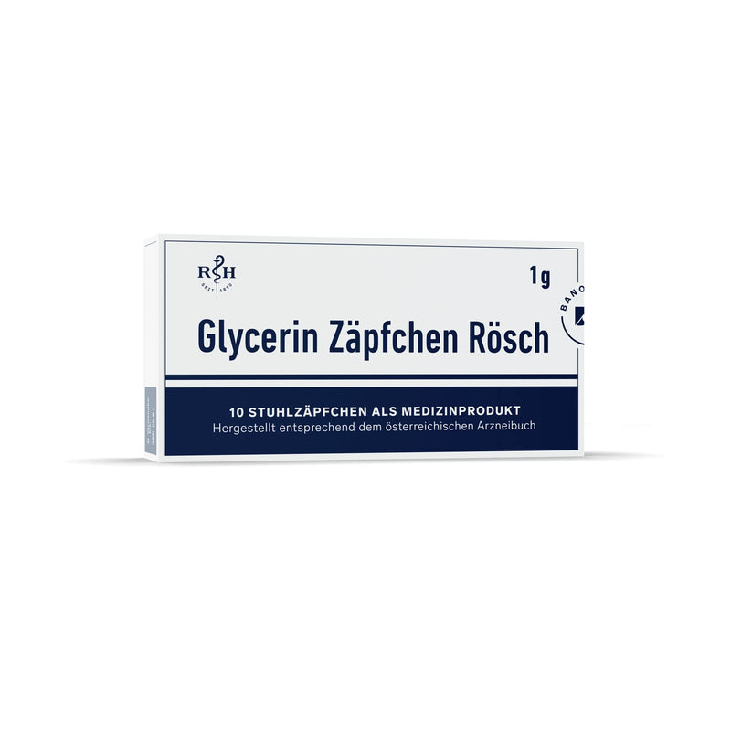Glycerine Suppositories, 1 G (10 Suppositories), For Natural Stool Regulation, Gently Laxative And Protects The Intestinal Flora, For Infants And Toddlers Up To 2 Years - NewNest Australia