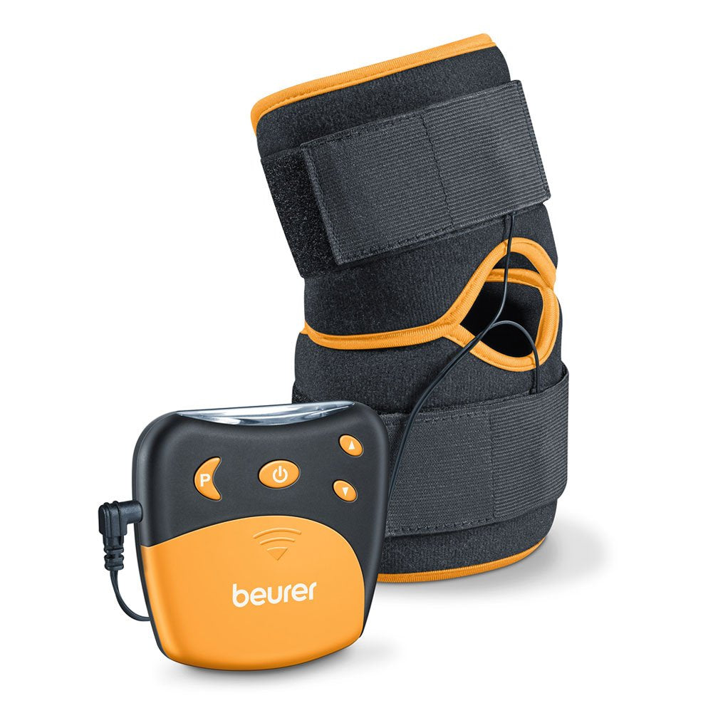 Beurer EM 29 TENS for knees and elbows, 2-in-1 stimulation current device for drug-free pain relief, timer function, 20 intensity levels, single medical device - NewNest Australia