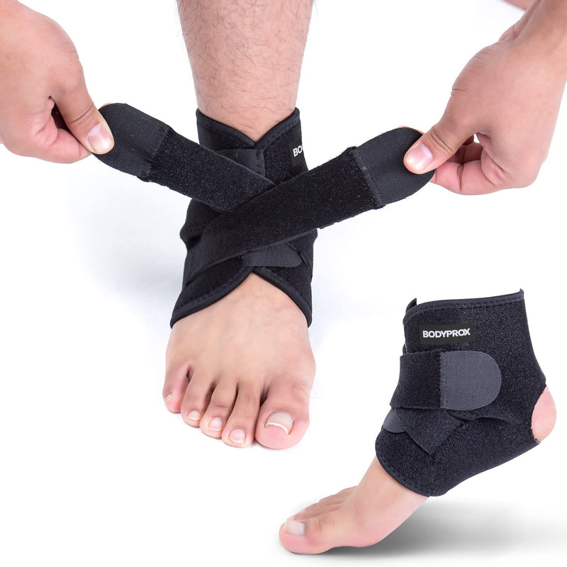 Bodyprox Ankle Brace Breathable Neoprene Sleeve Adjustable Swelling - NewNest Australia