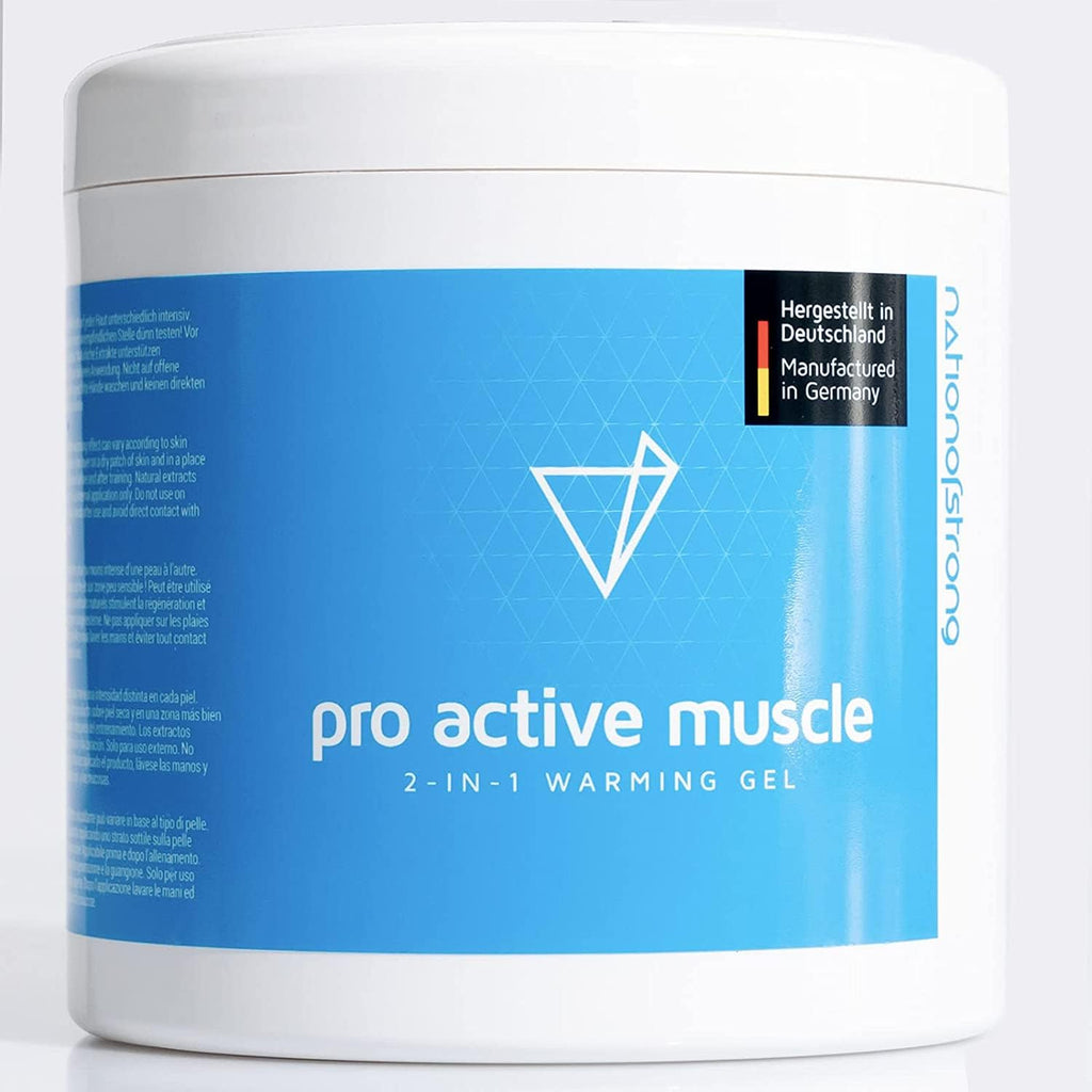 Pro Active Muscle Sports Gel Heat Ointment Extra Strong - Effective Natural Warming Ointment For Joint Pain, Back Pain & Muscle Soreness - Versatile 500 Ml Sports Cream For Any Pain - NewNest Australia