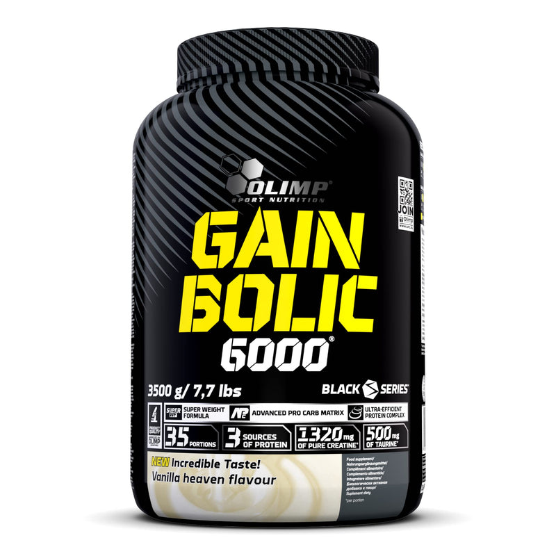 Olimp Gain Bolic 6000 (3500 g) - Vanilla 35 portions (pack of 1) - NewNest Australia