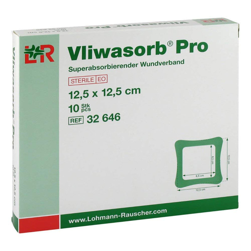 VLIWASORB Pro superabsorb.Komp.steril 12.5x12.5 cm 10 pcs - NewNest Australia