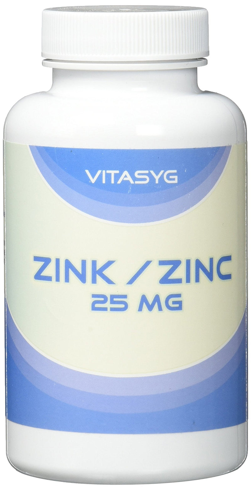 Zinc 25mg - 365 tablets - Zinc Gluconate - 12 month supply - just one tablet daily single - NewNest Australia
