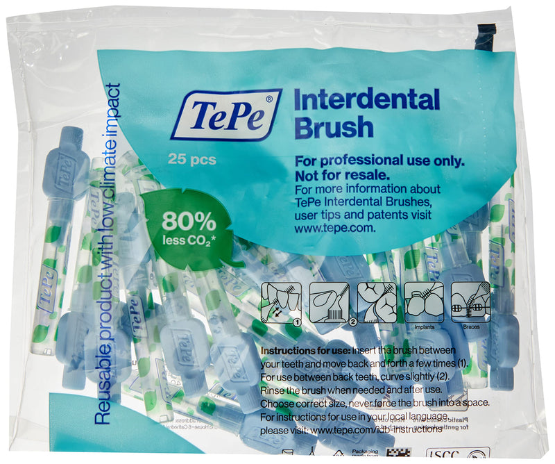 TePe interdental brushes X-soft LIGHT BLUE 0.6 mm, 25 pieces single - NewNest Australia