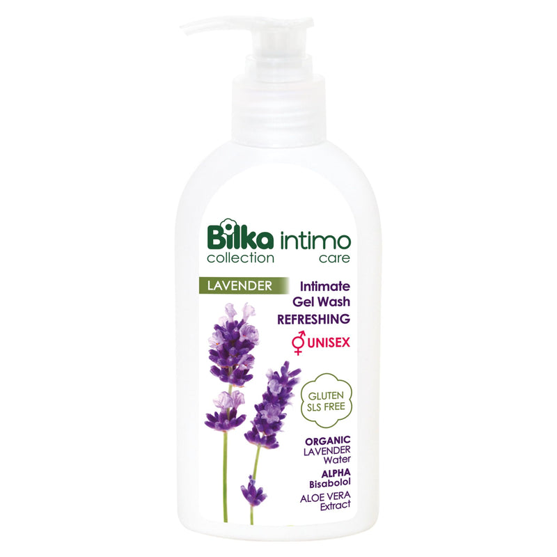 Bilka Collection Intimate Wash Lotion With Organic Lavender Water And Aloe Vera Extract, Refreshing, Unisex Intimate Care For Daily Hygiene, Paraben-Free, Sls Free, 200 Ml - NewNest Australia
