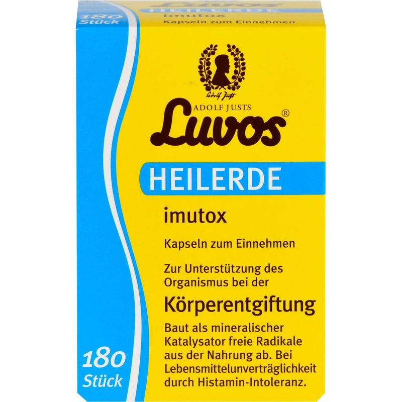 Luvos healing clay imutox capsules body detoxification, 180 capsules - NewNest Australia