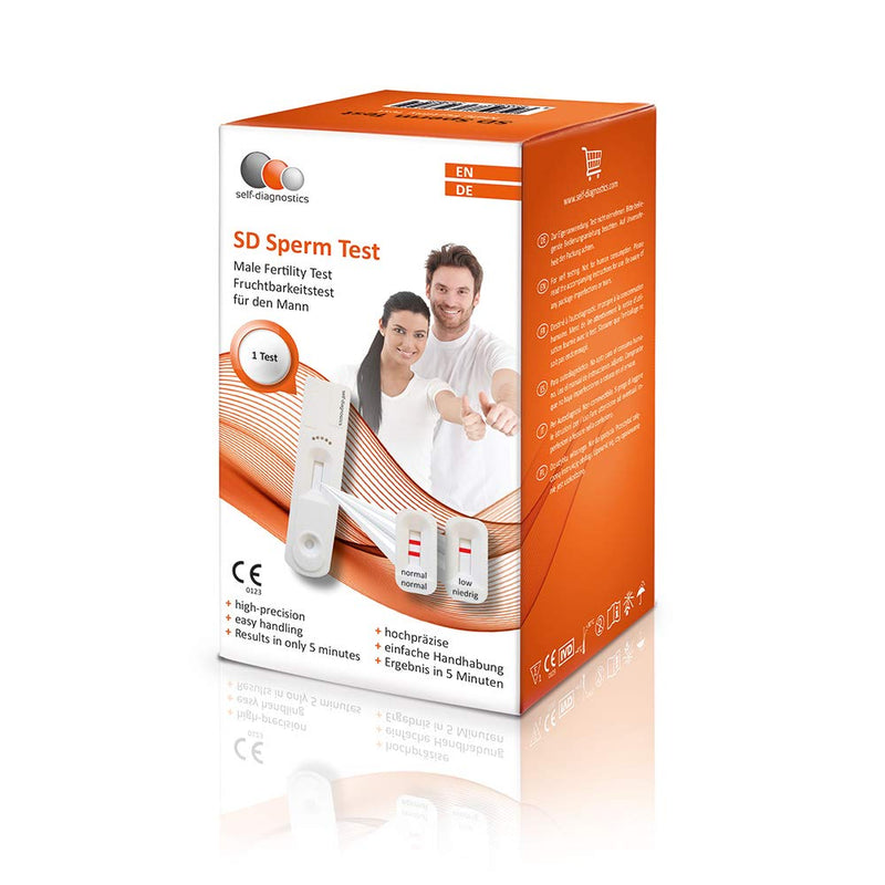 self-diagnostics Sperm test for men - Sperm test to prove fertility - Fertility test Determination of fertility - Measures sperm concentration - Sperm rapid test - NewNest Australia