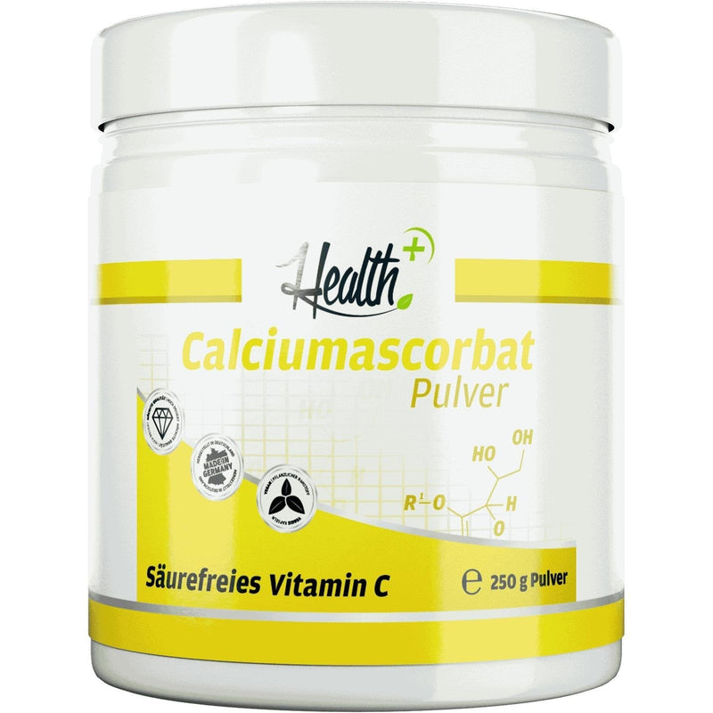 Health+ Calcium Ascorbate - 250 g, acid-free vitamin C powder, to support the immune system, Made in Germany - NewNest Australia