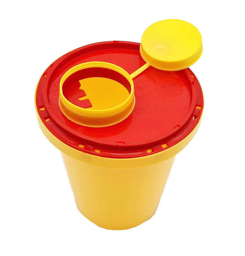 Cannula disposal container 1 liter cannula box disposal box 5 pieces cannula disposal container Tiga-Med - NewNest Australia